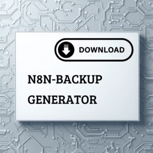 n8n Backup Workflow – JSON-Template für Professionals