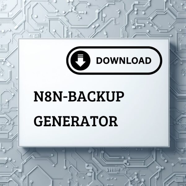 n8n Backup Workflow – JSON-Template für Professionals