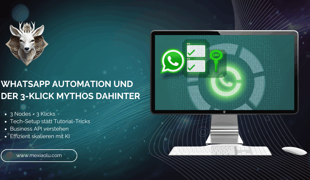 WhatsApp-Automation mit KI – Warum der „Drei-Klick-Flow“ meist nur ein Mythos ist